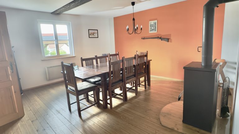 Esszimmer mit Kamin